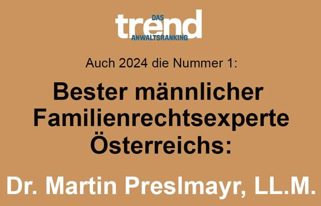 Preslmayr Top Familienrechtsanwalt